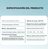 Nueva Broca Eléctrica Sonic SC506 Para Adultos Con Timer Y 6 Modos Cargador USB Recargable Set Con Cabezas De Reemplazo - details 2
