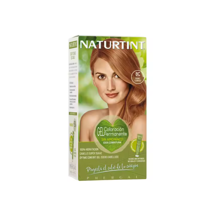 Naturtint Tinte Rubio Cobrizo Sin Amoníaco con Mascarilla Multicuidado y Aceites Biobotánicos - 1