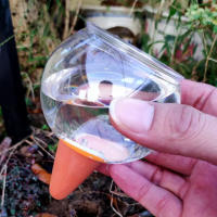 Espiga De Riego Automática Para Plantas 200ML Cerámica Dispositivo De Riego Por Goteo Para Vacaciones De Flores Y Plantas - details 2