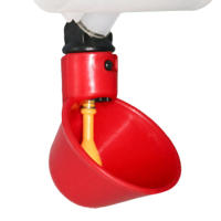 5Pcs Copas De Bebida Para Pollos Plásticas Dispensador Automático De Alimentos Para Pato Ganso Héroe Y Pollo Herramientas De Cría De Ganado - details 4