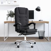 vidaXL Silla de oficina reclinable masaje cuero sintético en color Negro/Rosa/Gris y más | cómodas modernas ergonómicas para comedor cocina salón hogar - details 0