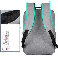 Mochila Negocios Para Hombre Gran Capacidad Viaje Almacenamiento Bolsa Protección De Computadora Unisex Escuela Juvenil - details 4