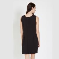 Vestido SENSE con perlas en el escote y sin mangas -8541 - details 1