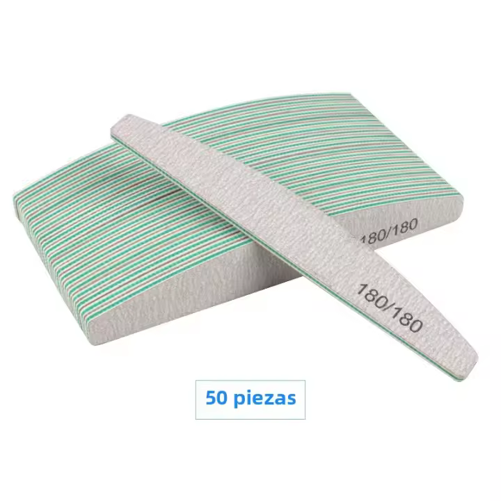 Archos De Uñas 20/50Pcs 100/180/240 Grano De Pulido Para Manicura Y Pedicura Polvo De Gel Eliminador De Linterna Accesorios De Uñas - 1