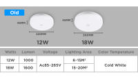 Lámpara De Techo LED Con Sensor De Movimiento 110V 220V Moderna Iluminación Nocturna Para Entrada Balcón Luz Inteligente Celing Lustre - details 13