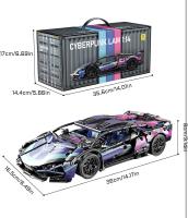 Juego de bloques de construcción de autos deportivos para Lambo, kits de construcción de autos de carreras MOC, modelos de superdeportivos para niños y adultos, vehículos de construcción - details 0