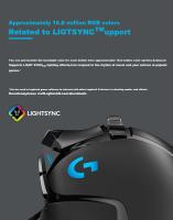 Logitech G502 HERO Cable juego ratón e-sports comiendo pollo ratón mecánico luz RGB se puede equilibrar para comer pollo Macro Prog - details 8