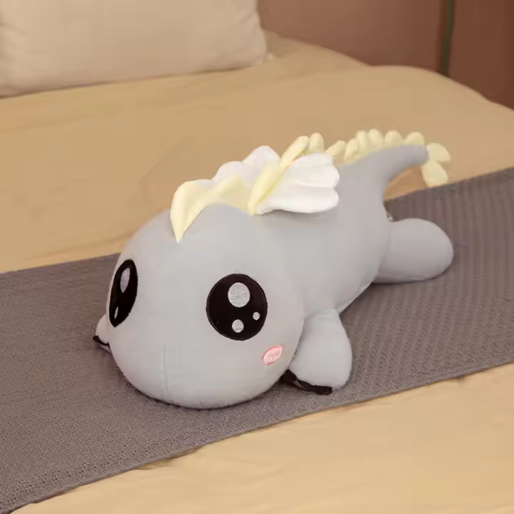 Muñeco De Peluche Grande Y Suave En Forma De Dinosaurio Regalo De Cumpleaños Para Niños Y Niñas Almohada De Boyfriend Decoración De Angel Cartoon - 1