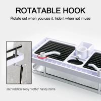 Soporte De Ducha Organizador De Baño Estante De Pared Sin Perforar Riega Cabeza De Ducha Tratamiento Capilar Soporte Para Shampoo - details 3