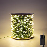 Guirnalda De Luces LED Verdes Para Arbol De Navidad Decoración De Hogar Y Exterior Impermeable Mini LED Para Fiesta Y Boda - details 0
