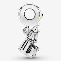Pandora Charm de Colgante en Plata de Lei Castillo de Dos Colores 799337 C00,Incluye Caja Original - details 1