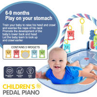 Alfombra De Juego Musical Para Bebés Nuevo Nacido Teclado De Pedal De Piano Tapete De Actividad Para Infantes Alfombra De Fitness Para Crawl Juguete Regalo - details 12