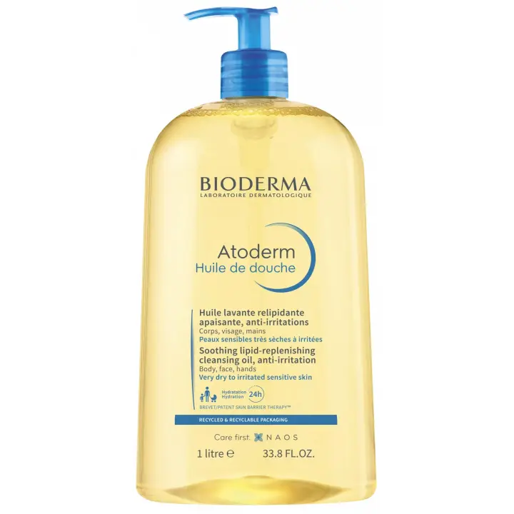Aceite de Baño Hidratante Bioderma Atoderm Huile De Douche 1000ml - 1