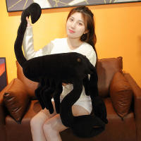 Grande Escorpión Negro De Peluche Realista Juguetes Simulación Animal Muñeco Regalo Para Navidad Cumpleaños Creativo Y Original Para Todas Las Edades - details 10