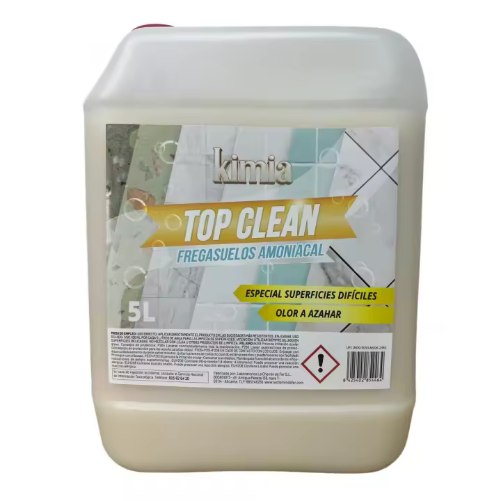 KIMIA TOP CLEAN FREGASUELOS AMONIACAL ESPECIAL SUPERFICIES DIFÍCILES OLOR A AZAHAR - 1