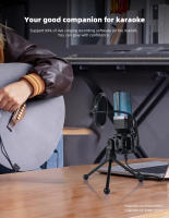 Micrófono Profesional Para Juegos De Computadora Condensador USB Para Streaming En Vivo Podcast Estudio Micrófono Karaoke Kit De Microfonos Para PC Y Portátil - details 62