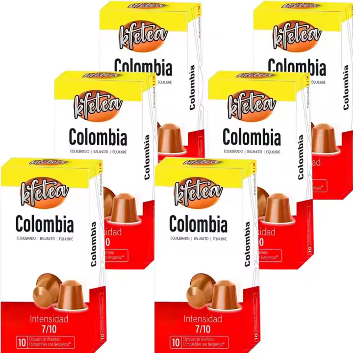Colombia  compatibles Nespresso 60 capsulas Kfetea - 1