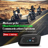 Casco De Motocicleta EJEAS V6 pro plus Con Intercomunicador Bluetooth 800M Para 6 Conductores Impermeable Compatible Con Todos Los Cascos - details 0