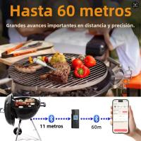 Termómetro De Carne Para Parrilla Y Cocina Inalámbrico Bluetooth Recargable Con Probing Impermeable Longitud De Alcance 800FT - details 3