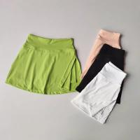 Falda De Tenis Deportiva Para Mujer Con Cintura Alta Skorts De Golf Badminton Yoga Fitness Shorts De Entrenamiento 2 En 1 Tights - details 1
