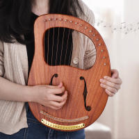 Harpa De Madera Con 16 Cuerdas WH-16 Acero Musical Instrumento De Cuerda Sólido Con Bolsa De Transporte Llave De Ajuste Y Cables De Repuesto - details 11