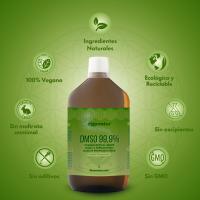 Dioxnatur DMSO 99,9% 1 litro Dimetilsulfóxido Grado Farmacéutico - Botella + Spray Vaporizador cristal ámbar - details 0