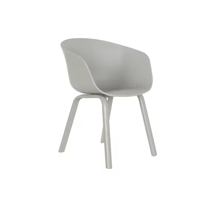 SILLA PP METAL 60X55X78 GRIS CLARO FIJALO MB202800 - 1