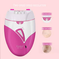 Kemei Epilador Eléctrico Original Para Mujer Eliminador De Vello Corporal Completo Y Facial Recargable Para Piernas Bikini Y Axilas - details 1