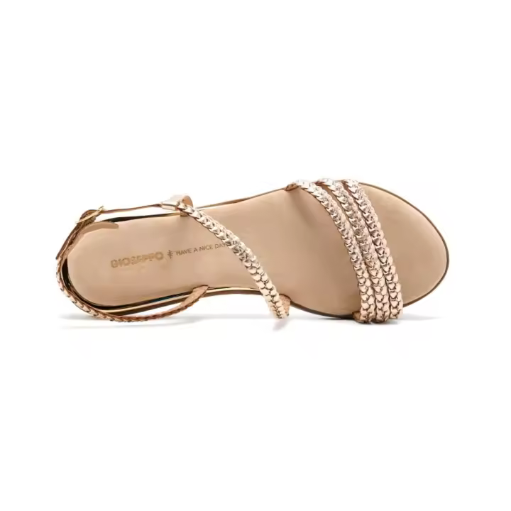 Sandalias planas de Mujer GIOSEPPO 75559 PLATIN SANDALIA TRIAS TRENZADAS PLATINO 35953 25V - 1