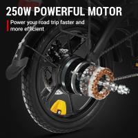 Bicicleta  Electricos Adultos Plegable Freestyle DYU A1F Pro, motor de 250W, BateríA De Bicicleta EléCtrica 48V 7.5Ah, neumático 16 pulgadas, velocidad máxima de 25km/h, alcance máximo de 40km, frenos de disco delanteros y traseros, pantalla LCD Ebike - details 1