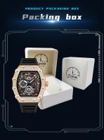 Reloj De Cuarzo Para Hombre OFNS 7105 Creativo Hueco Con Luz Nocturna Y Calendario Resistente Al Choque Y Agua Bandeja De Silicona Estilo Casual - details 19