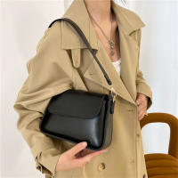 Bolso De Hombro Para Mujer De Moda En Cuero PU Color Sólido Bolso De Armpita Diseñador Bolsa De Mano Y Monedero Para Niñas - details 10