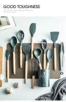 Juego De Utensilios De Cocina Ecológicos De Silicona 13PCS Antiadherentes Con Caja De Almacenamiento Herramientas De Hornear Y Medidora - details 12