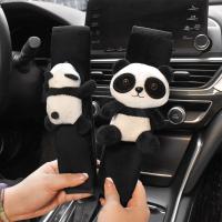 Almohadilla Protectora De Cinturón De Seguridad Para Coche En Forma De Panda Cartoon Accesorio De Asiento Automóvil - details 5