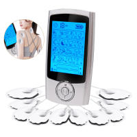 Estimulador Muscular TENS EMS Con Carga USB 16 Modos Doble Canal Masajeador Eléctrico De Pulso Para Alivio Del Dolor - details 0