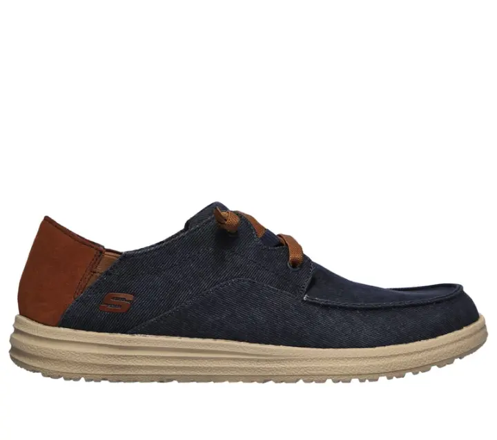 Skechers Relaxed Fit: Melson - Planon Zapatilla Hombre azul marino - 1