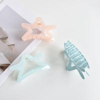 Pinza De Pelo De Acrílico Con Agarre Suave Dientes De Tiburón Simple Accesorio De Pelo De Lujo Decorativo Para Mujer - details 3