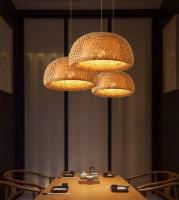 Lámpara Colgante De Bambú Tejida a Mano Estilo Chino Para Decoración De Hogar Y Restaurante Fuente De Luz AC85-260V - details 9