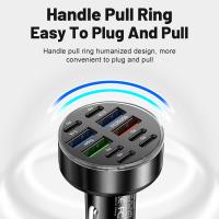 Cargador De Coche 250W Con 10 Puertos Cargador Rápido PD QC3.0 USB C Adaptador Tipo C Para iPhone Samsung Huawei Xiaomi - details 2