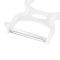 DESEOS Pelador de Patatas Ergonómico de Plástico | Pelador de Verduras y Frutas de 7x11 cm | Pelador de Cocina Versátil - details 0