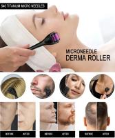 Rodillo De Dermaroller Médico De Grado 540 Para Cuidado De La Piel Microneedling Rejuvenecimiento Y Crecimiento Del Cabello - details 4