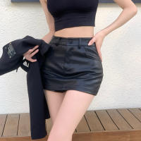 Shorts De Cuero PU Para Mujer Cintura Alta Moda Verano Pantalones Cortos De Encaje Con Bolsillos Comodidad A-Line Longitud De Rodilla - details 12