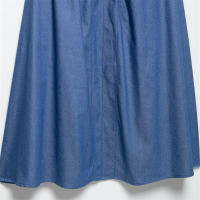 Vestido De Verano Para Mujer UNIZERA Sin Mangas Estilo Country Con Hueco En La Espalda Cuello Redondo Color Sólido A-Line Midi - details 9