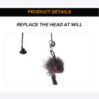 Juguete Interactivo Para Gatos Con Plumas Y Campana Mando a Distancia Para Jugar Con Gatos Juguetes De Caza Simulados Para Gatos Pequeños - details 2