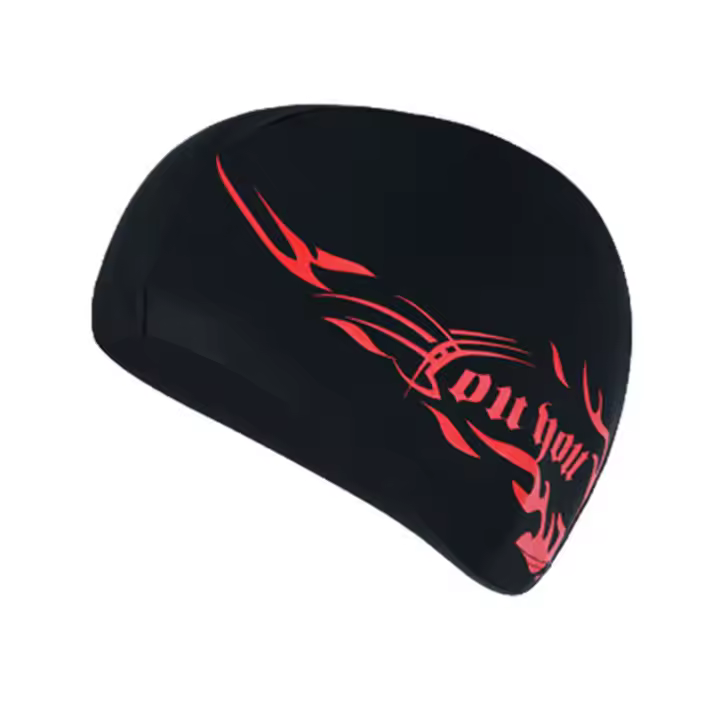 Gorro de baño de LICRA para hombre y mujer adultos, gorro de natación de color liso, de alta calidad - 1