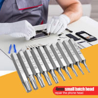 Juego De 10 Piezas De Bits CR-V T3 T4 T5 T6 T7 T8 T9 T10 T15 T20 Herramienta De Reparación Móvil Material De Acero Cromo Vanadio Multifuncional - details 5
