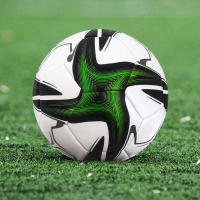 Bola De Fútbol Profesional Tamaño 5 PVC Para Entrenamiento Y Competencias Deporte Oficial Bolsa De Algodón Mecánica De Sujeción - details 6