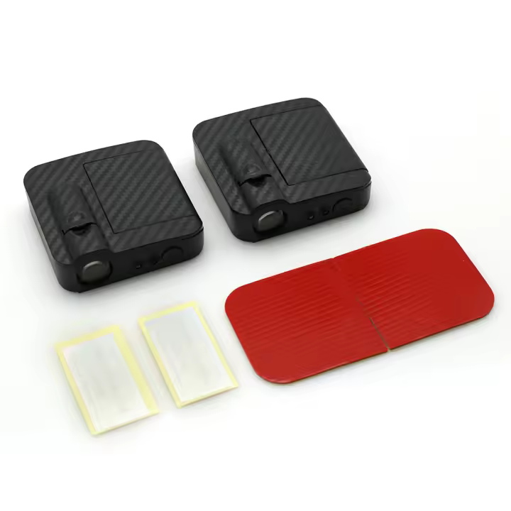 Luz De Bienvenida LED Universal Para Coche Con Proyección De Alas Ángeles Sensibilidad Adhesiva Iluminación De Suelo Con Logo 12V ABS - 1