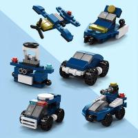 Juguete De Construcción De 6 En 1 Robot De Policía Bloques De Vehículo Modelo Regalo De Cumpleaños Y Navidad Para Niños - details 5