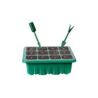 Invernadero de 6 piezas, Semilleros, mini invernadero para 72 Semillas de Plantas, winteradero con tapa y ventilatón, juego de Cultivo para casa, Granja y patio interior, balcón, 6 piezas, 72 celdas, color Verde - details 5